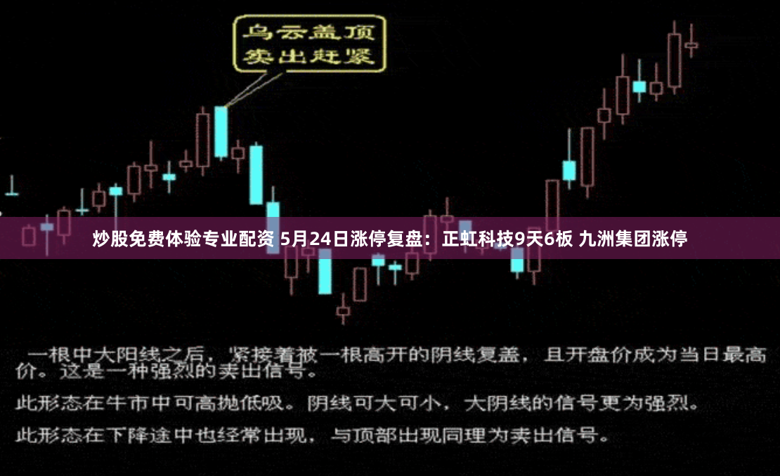 炒股免费体验专业配资 5月24日涨停复盘：正虹科技9天6板 九洲集团涨停